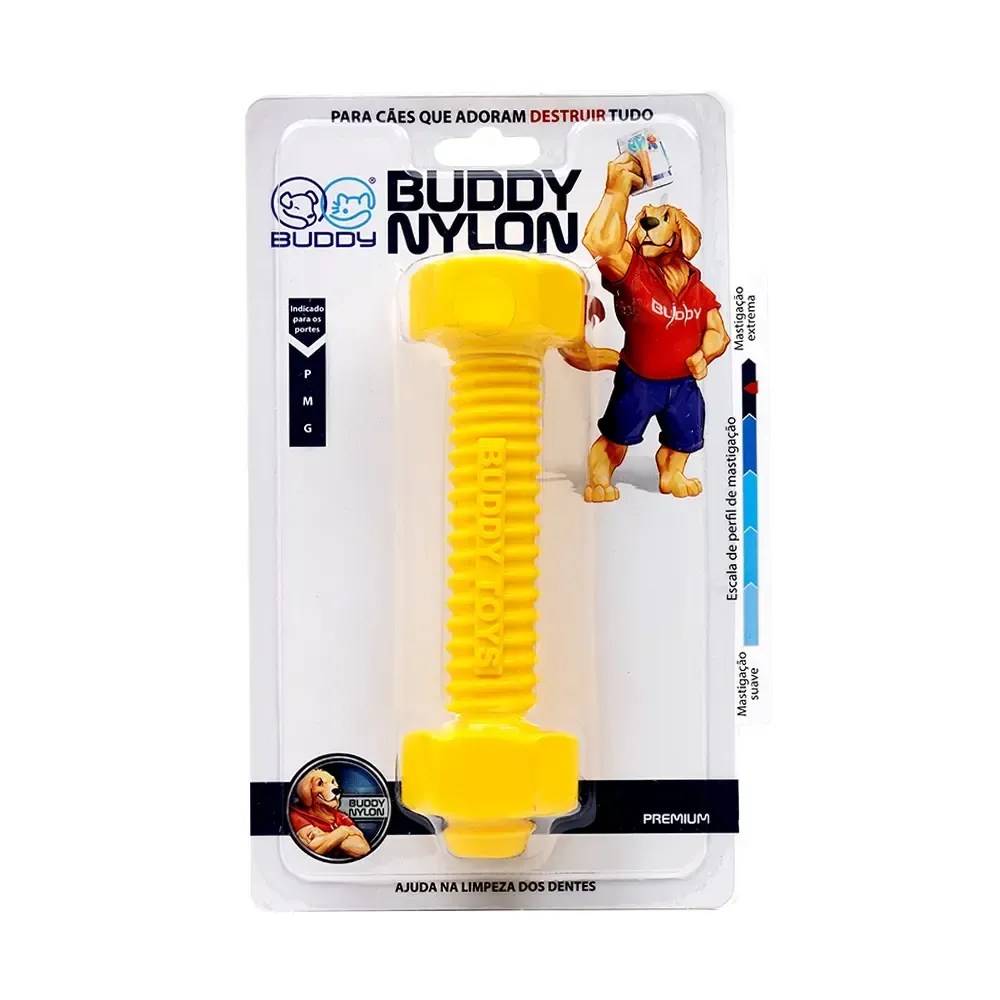 Brinquedo Mordedor Parafuso Nylon Buddy Toys — foto 3