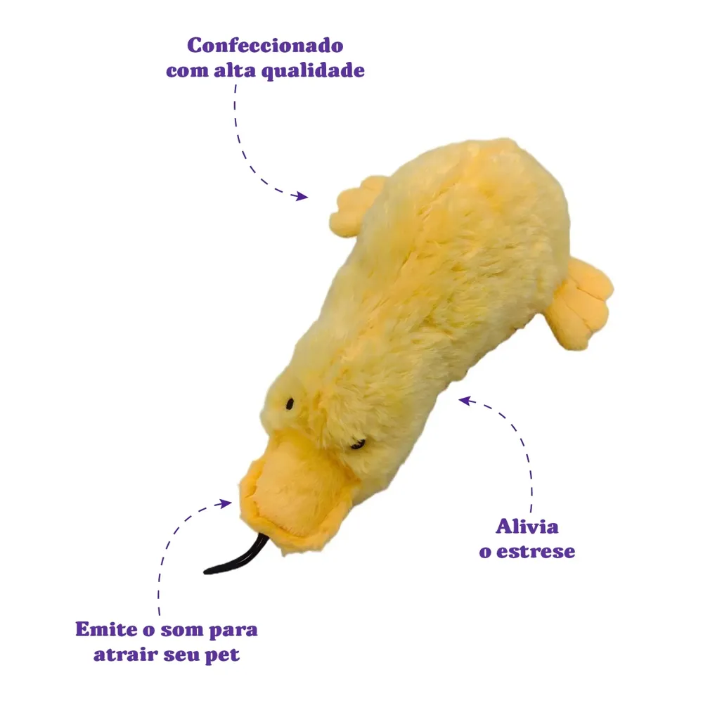 Brinquedo Pelúcia Big Duck Savana Pet — foto 2