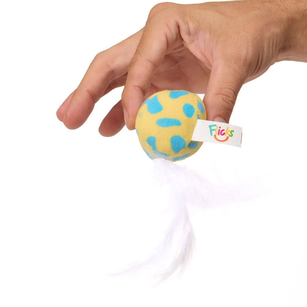 Brinquedo Pelúcia Bola com Catnip Flicks — foto 5