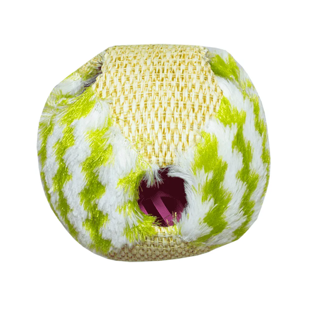 Brinquedo Pelúcia Bola com Guizo Savana