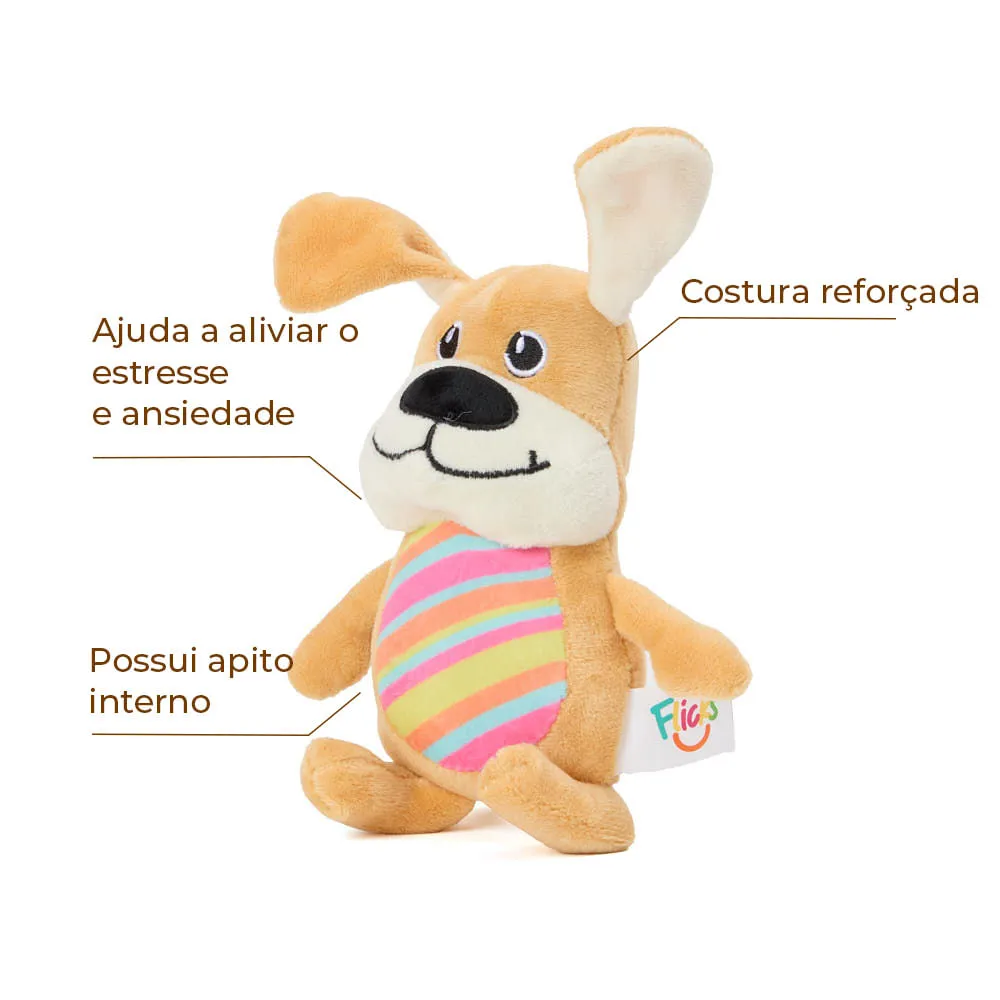 Brinquedo Pelúcia Cachorrinho Caramelo Flicks — foto 2