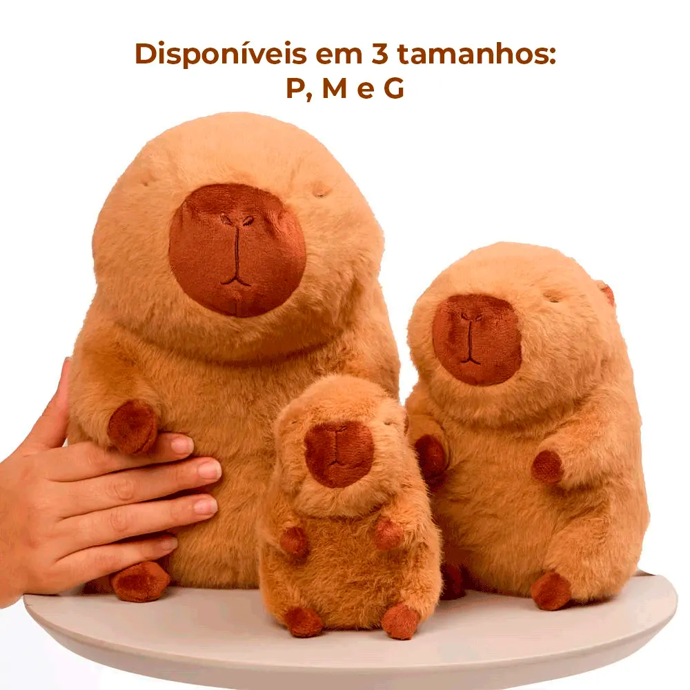 Brinquedo Pelúcia Capivara Flicks — foto 3