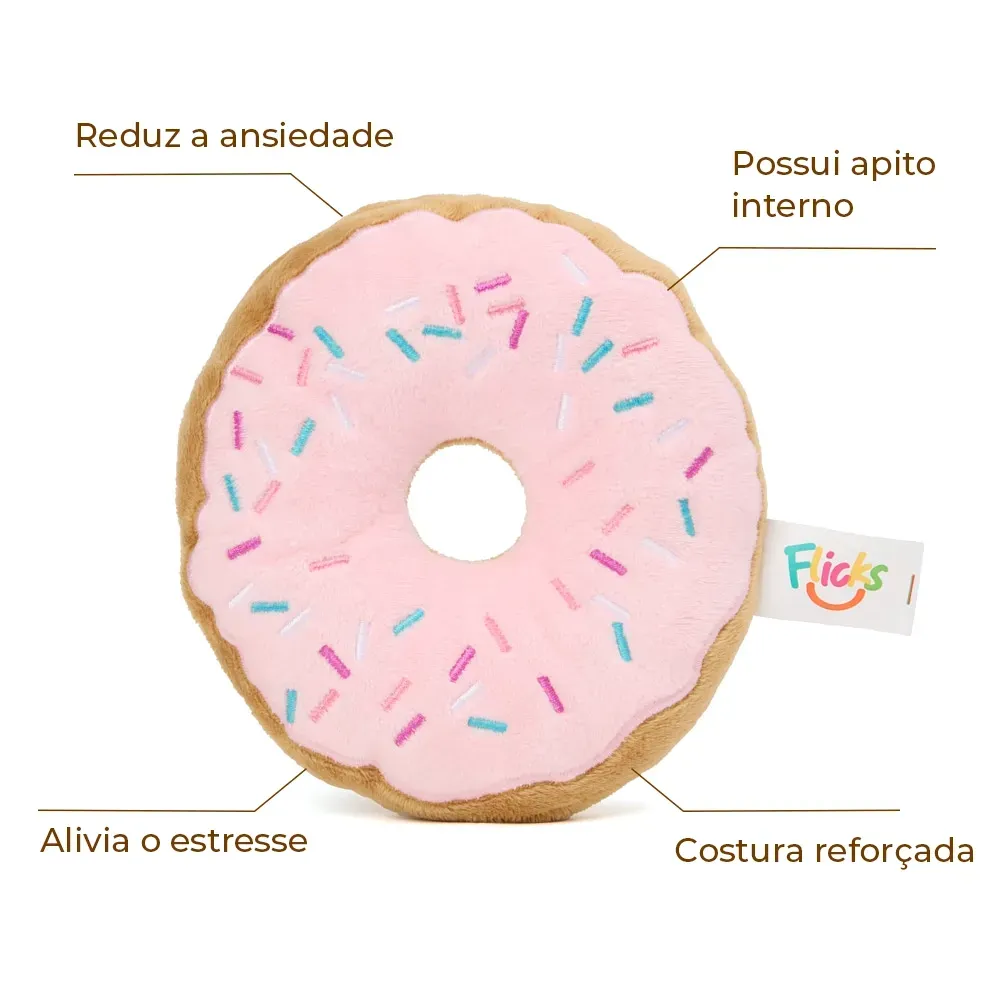 Brinquedo Pelúcia Donut Flicks — foto 2