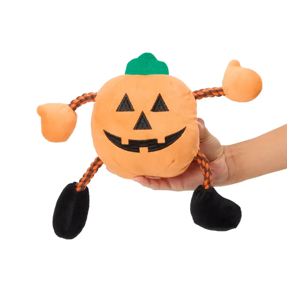 Brinquedo Pelúcia Halloween Abóbora com Corda Savana — foto 2