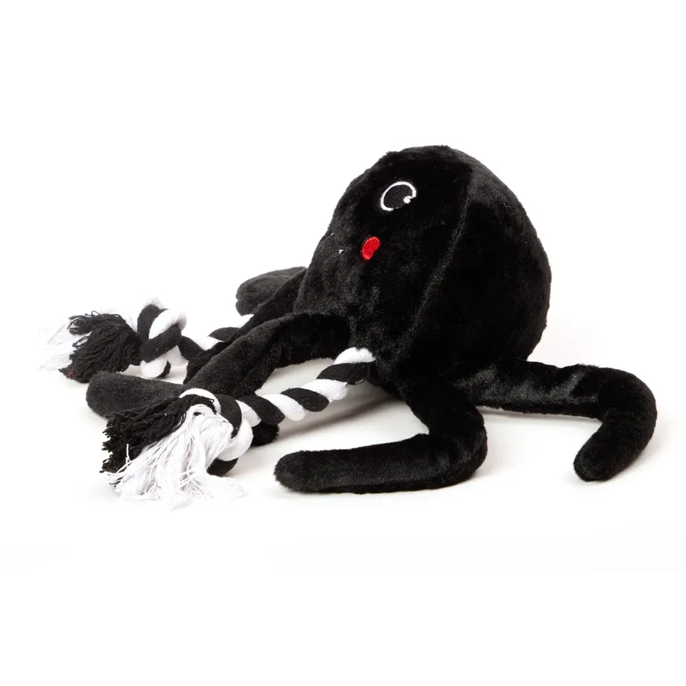 Brinquedo Pelúcia Halloween Aranha com Corda Savana — foto 2