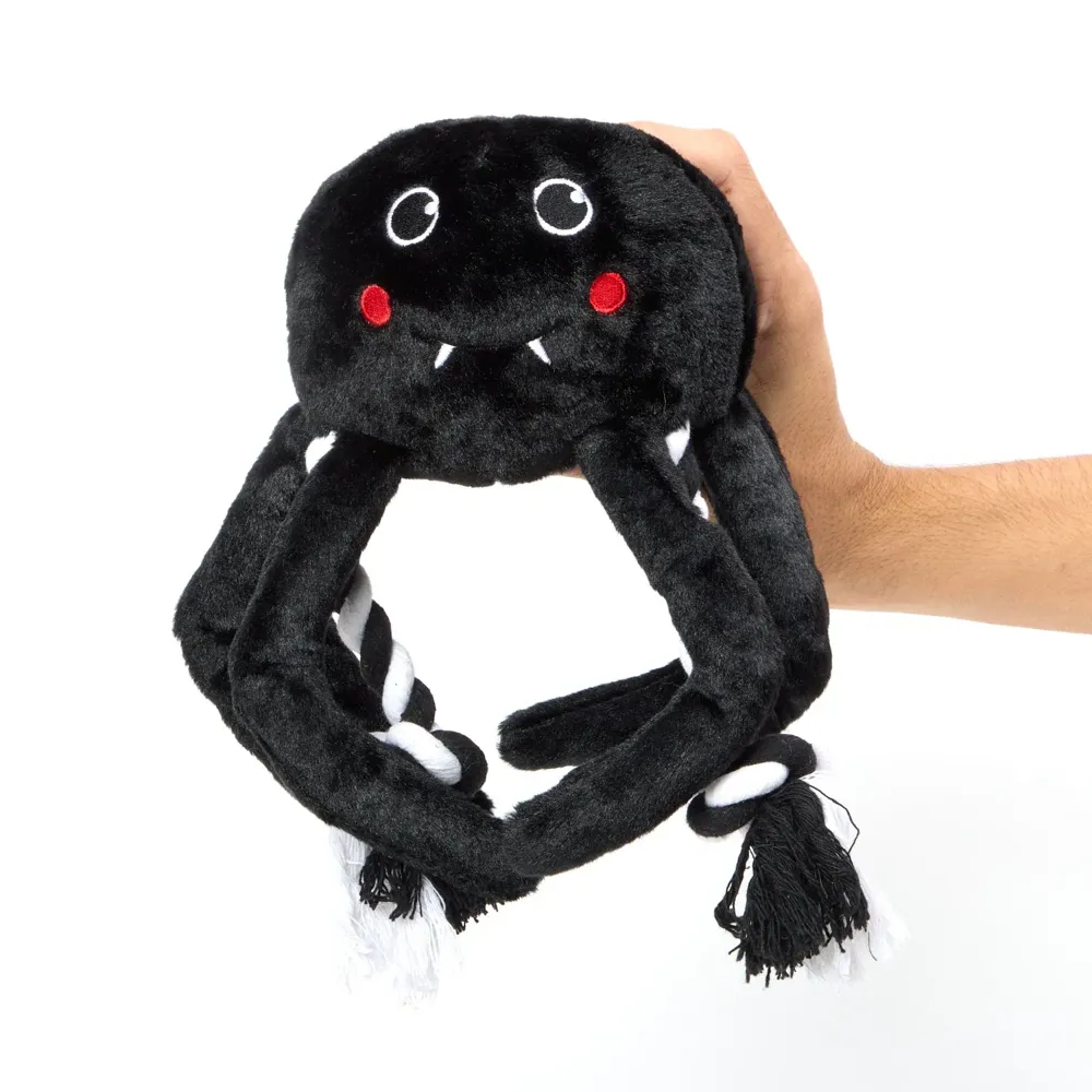 Brinquedo Pelúcia Halloween Aranha com Corda Savana — foto 5