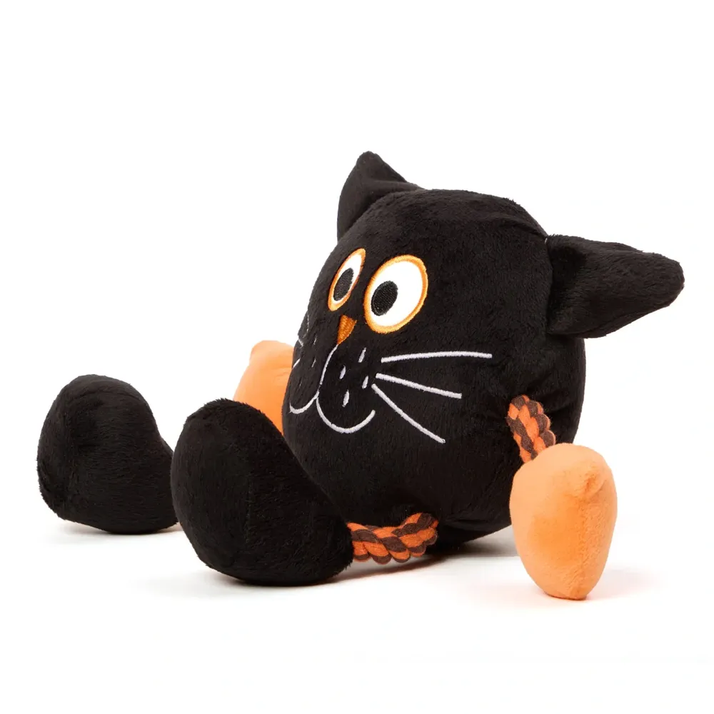 Brinquedo Pelúcia Halloween Gato com Corda Savana — foto 2