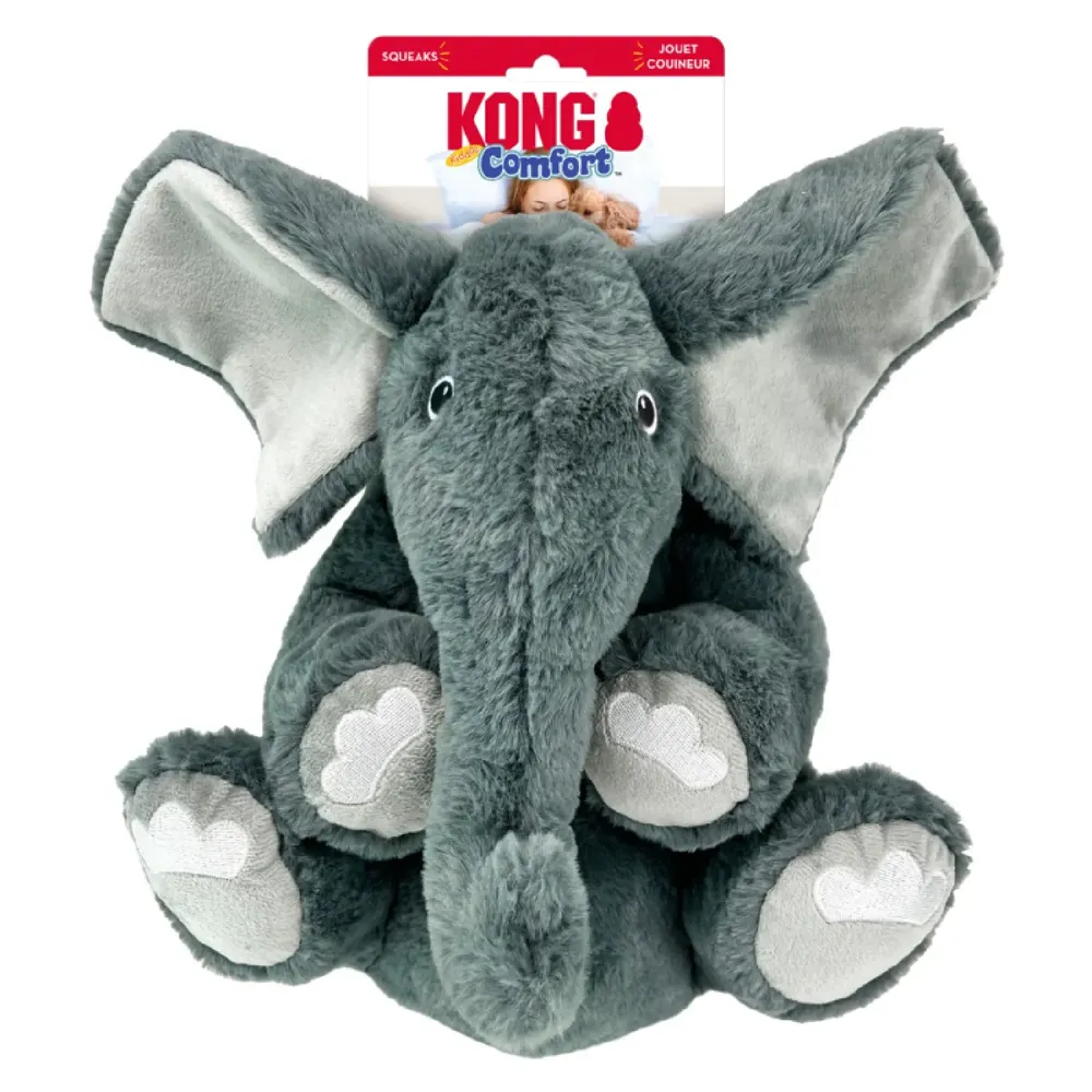 Brinquedo Pelúcia Kong Elefante Comfort Kiddos Jumbo — foto 2