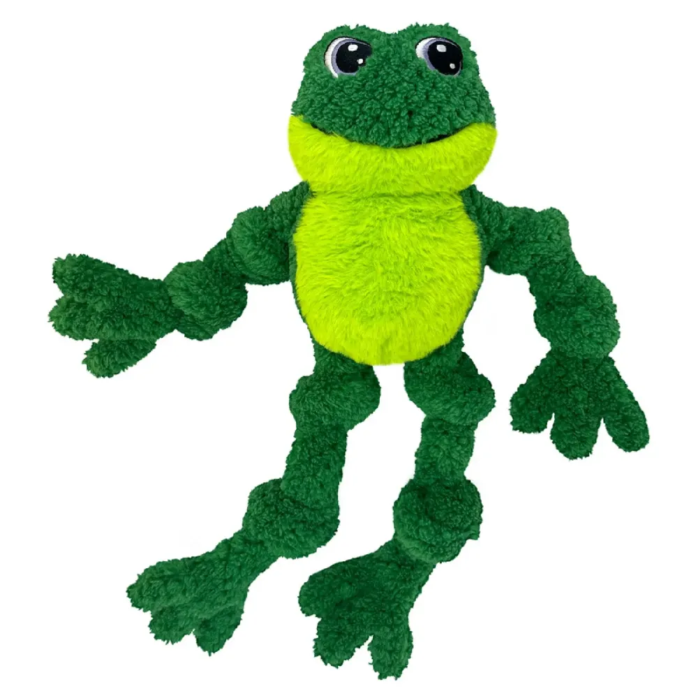 Brinquedo Pelúcia Kong Sapo com Nós