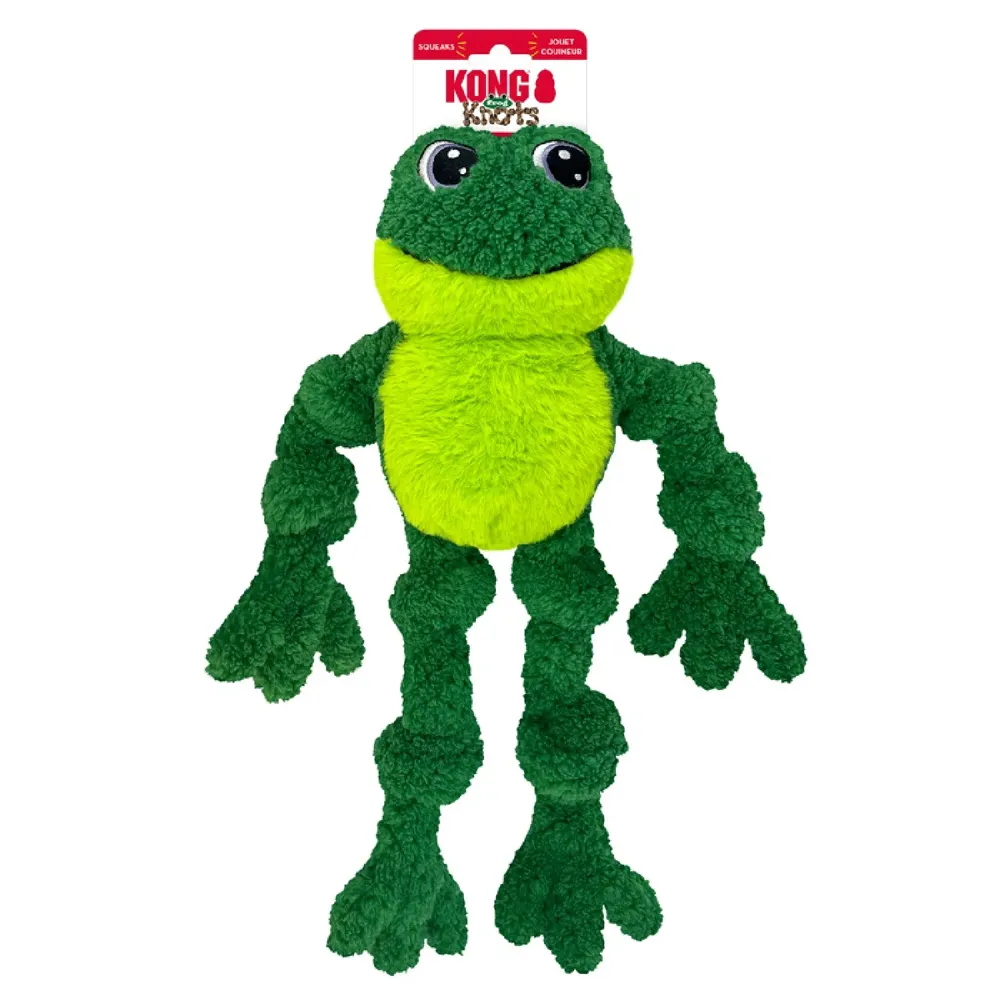 Brinquedo Pelúcia Kong Sapo com Nós — foto 2