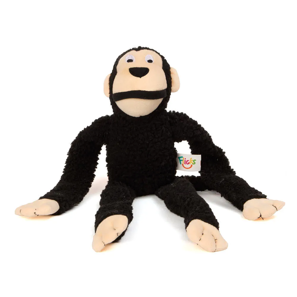 Brinquedo Macaco de Pelúcia Preto Buddy Flicks — foto 3