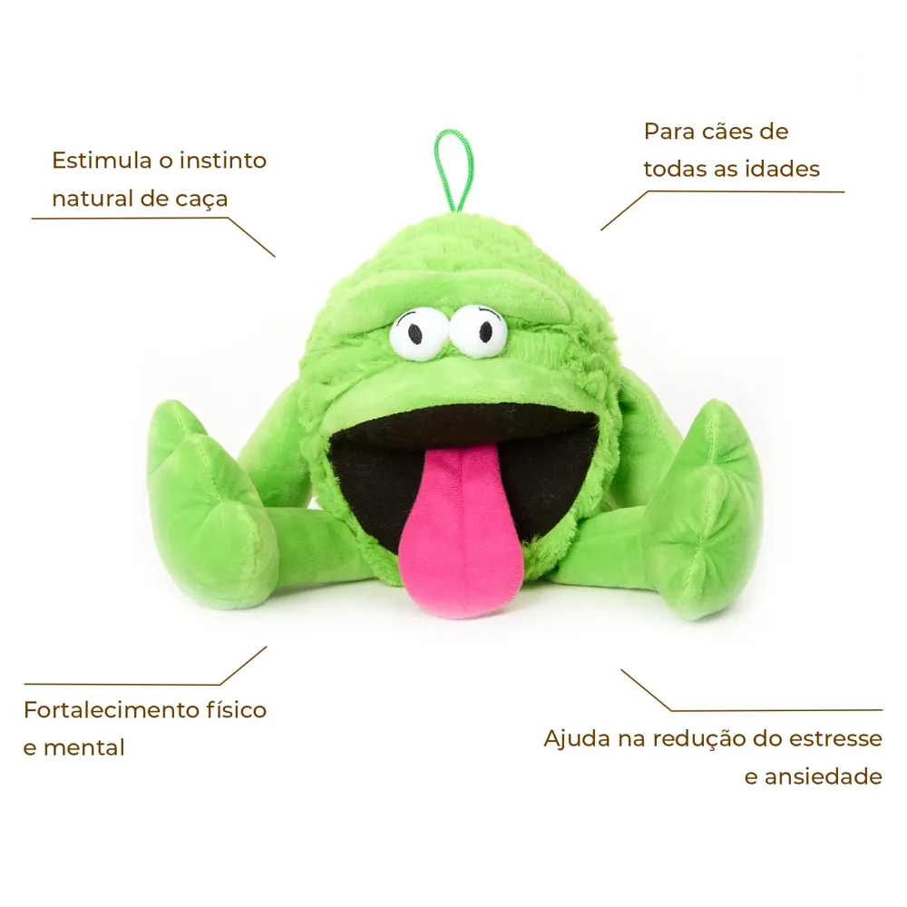 Brinquedo Pelúcia Monstrinho Verde Flicks — foto 2
