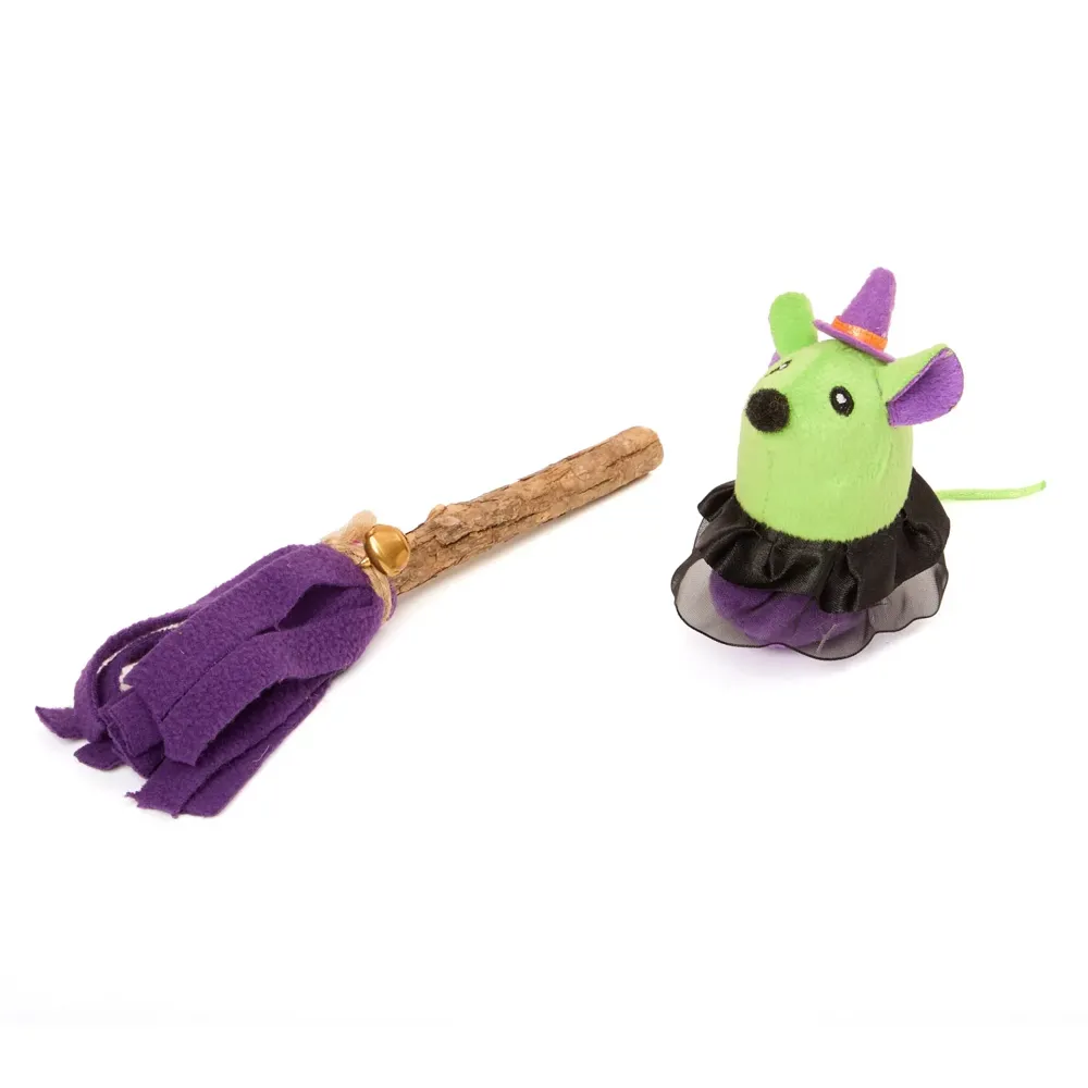 Brinquedo Pelúcia para Gatos Halloween Bruxa Luxo Savana