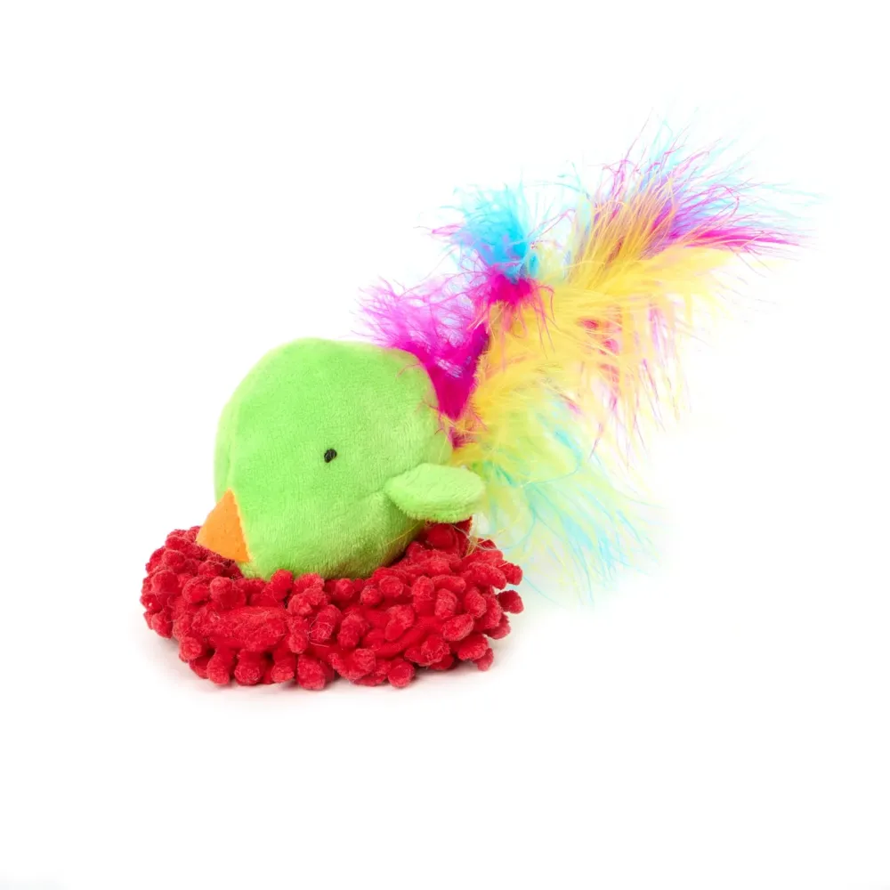 Brinquedo Pelúcia Pássaro Verde Flicks — foto 3