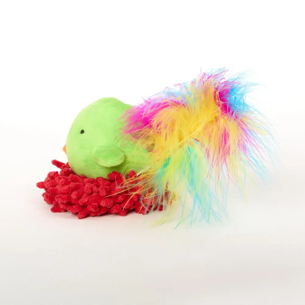 Brinquedo Pelúcia Pássaro Verde Flicks — foto 4