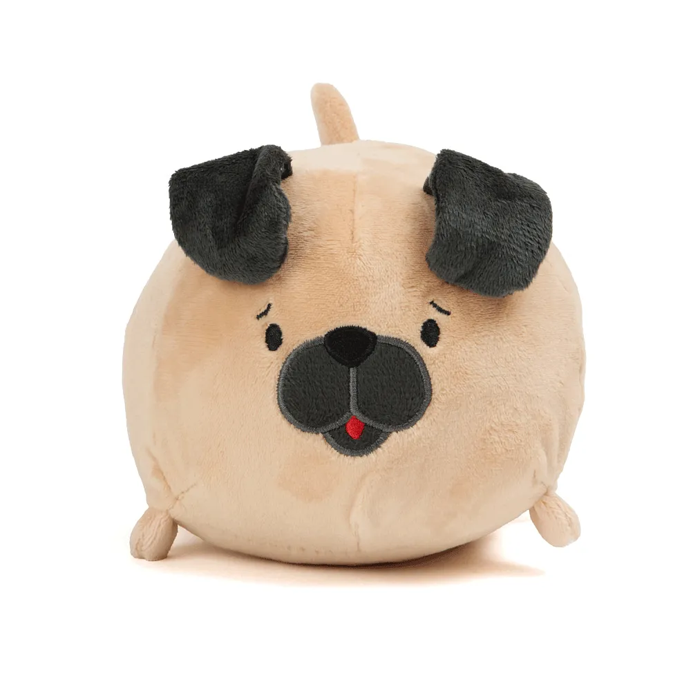 Brinquedo Pelúcia Pug Coleção Raças Flicks