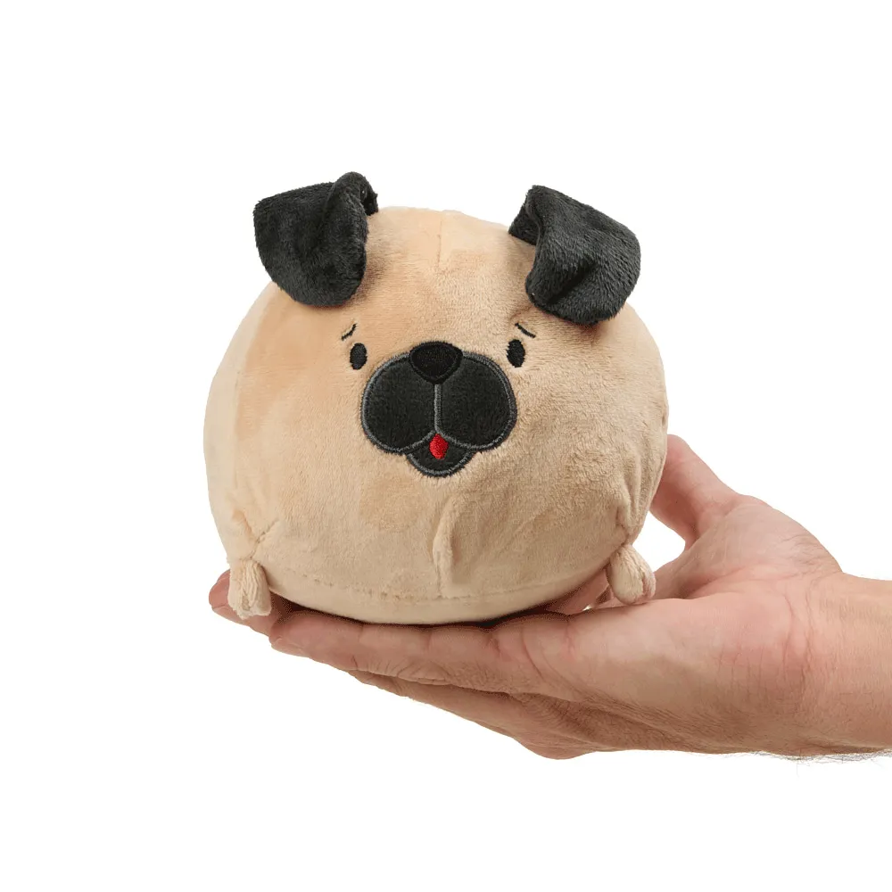 Brinquedo Pelúcia Pug Coleção Raças Flicks — foto 6