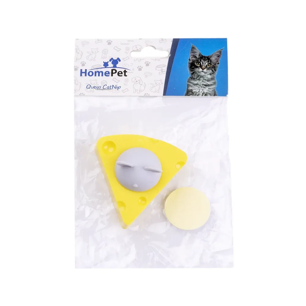 Brinquedo Queijo com Catnip para Gatos HomePet — foto 3