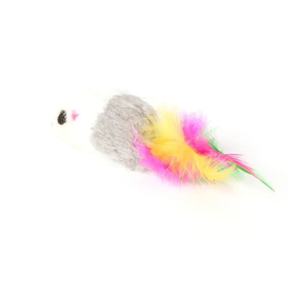 Brinquedo Ratinho de Pelúcia e Penas Flicks — foto 3