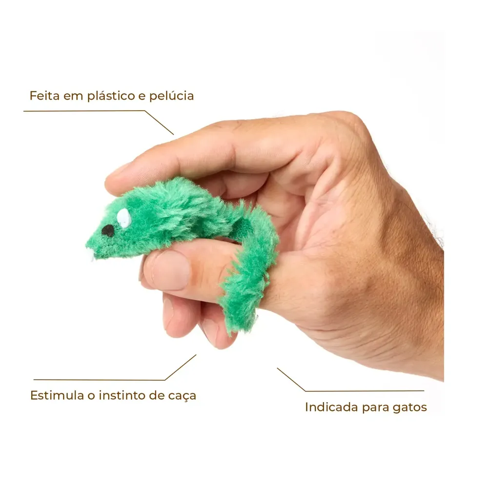 Brinquedo Ratinho Flicks Verde — foto 2