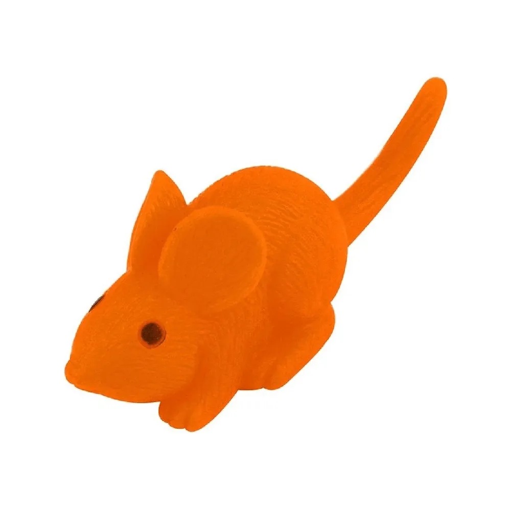Brinquedo Ratinho Vinil LCM Laranja