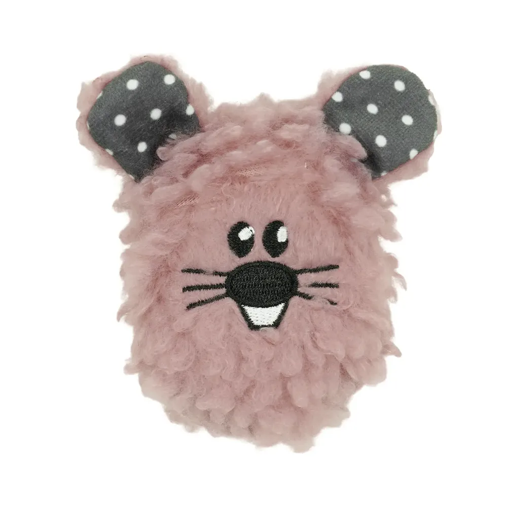 Brinquedo Ratinho Pelúcia Rosa Flicks