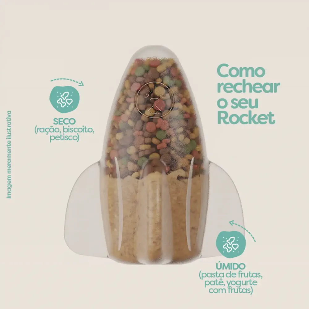 Brinquedo Recheável Rocket Stark Pet Roxo — foto 4