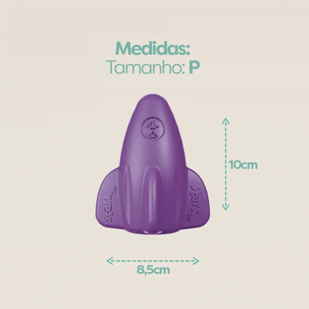 Brinquedo Recheável Rocket Stark Pet Roxo — foto 6