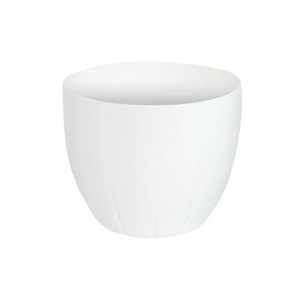 Cachepô Bojudo Plástico Branco