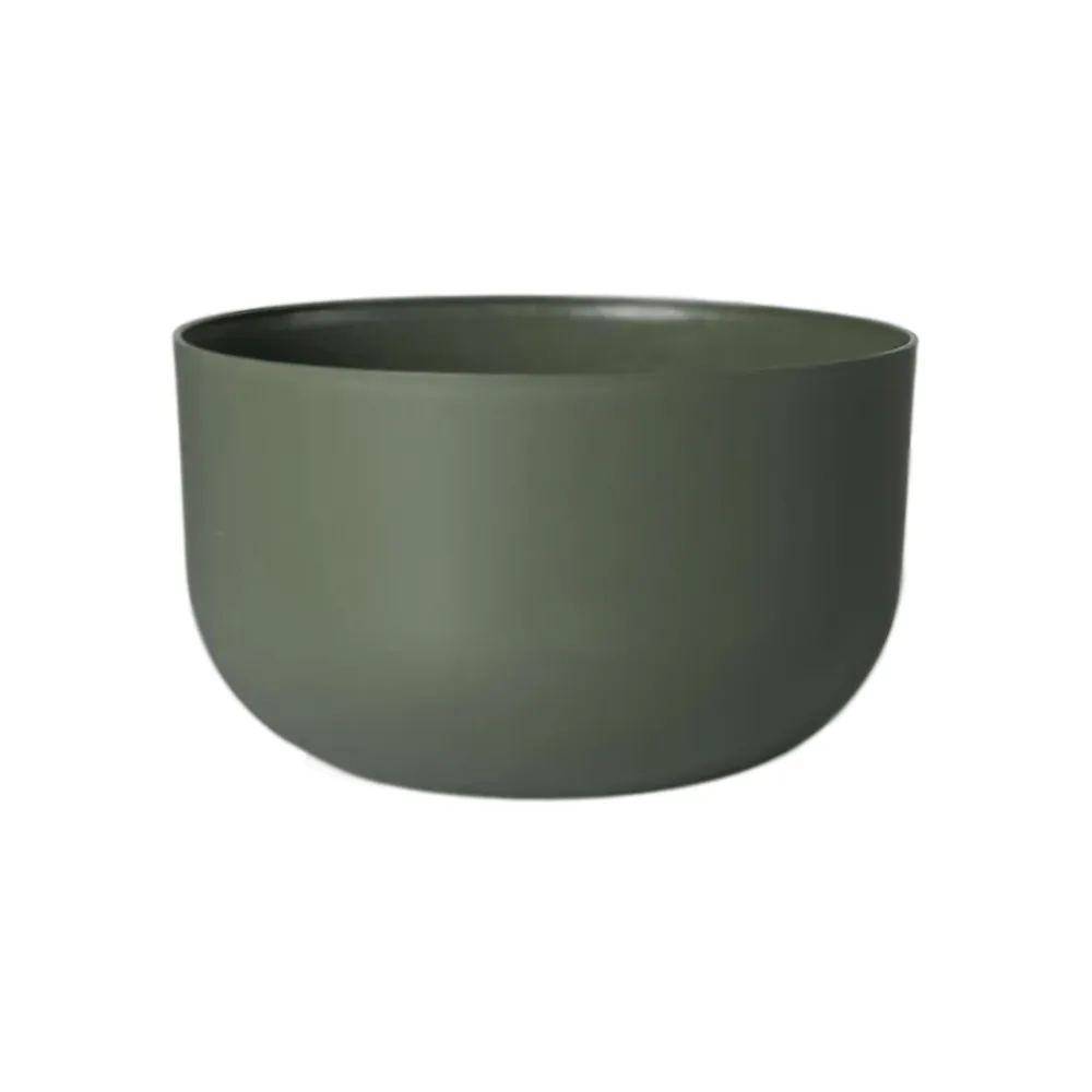 Cachepô Cuia Due Vasos Raiz Verde Militar
