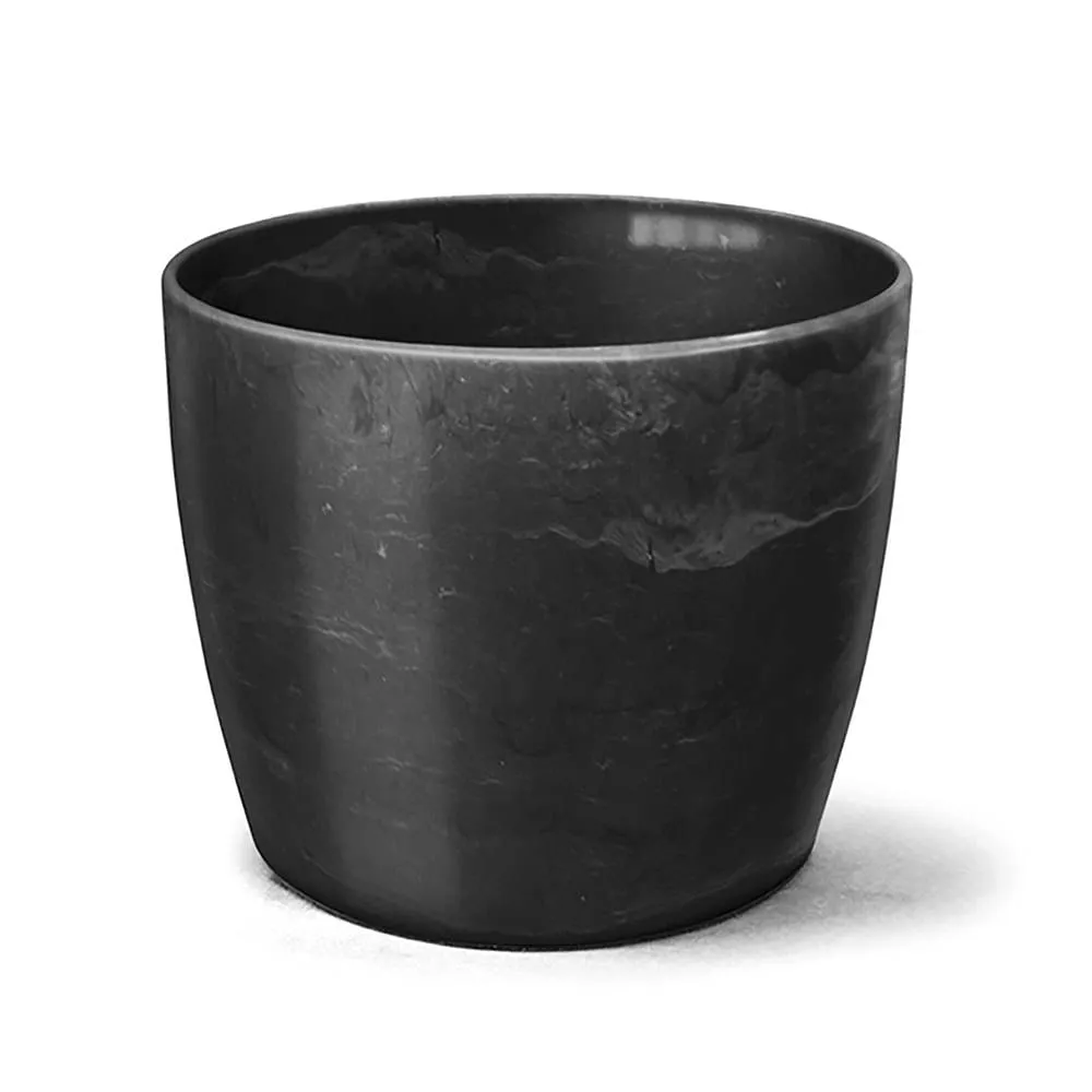 Cachepô Elegance Mini Nutriplan Jardins Preto