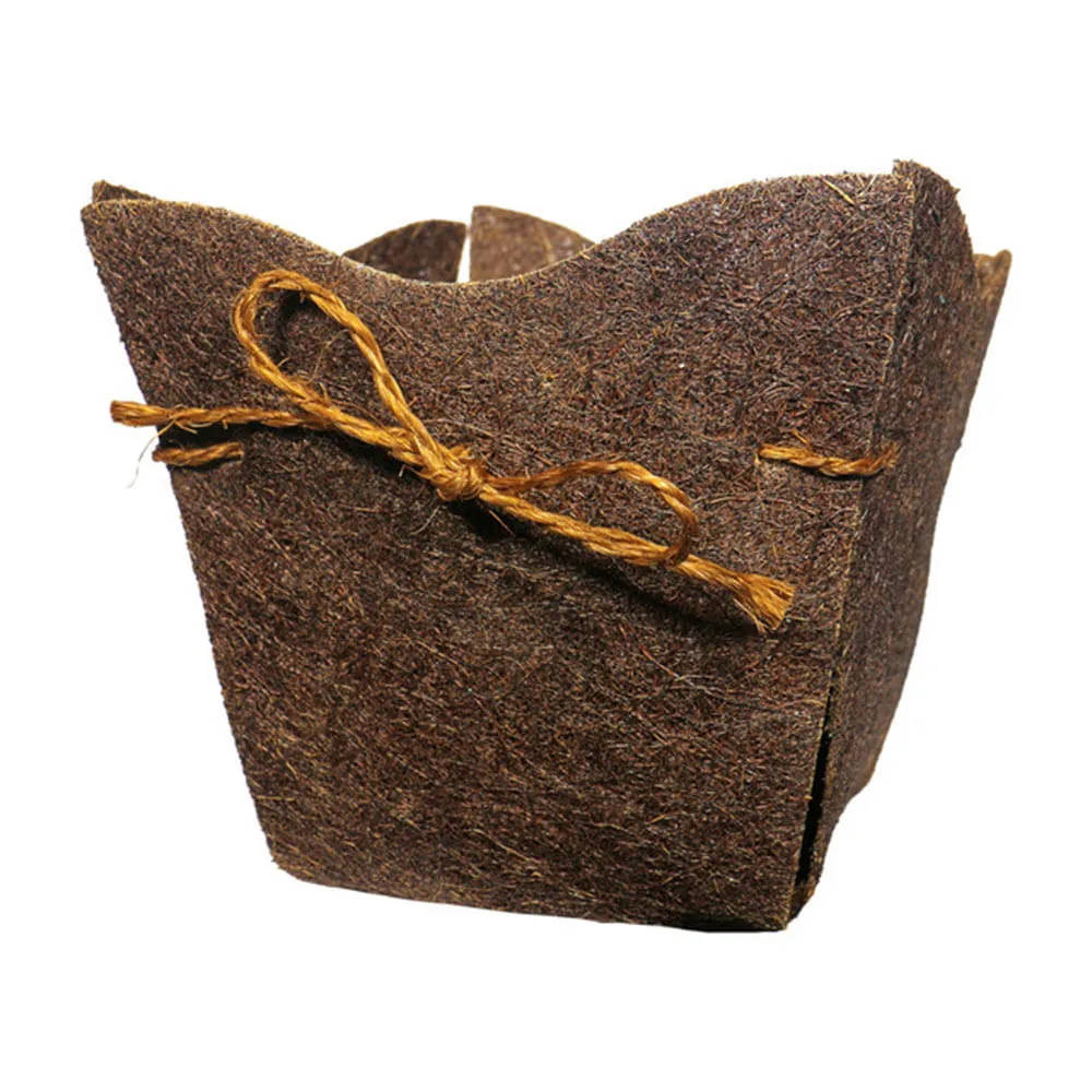 Cachepot de Fibra de Coco Caixa Quadrado Coquim
