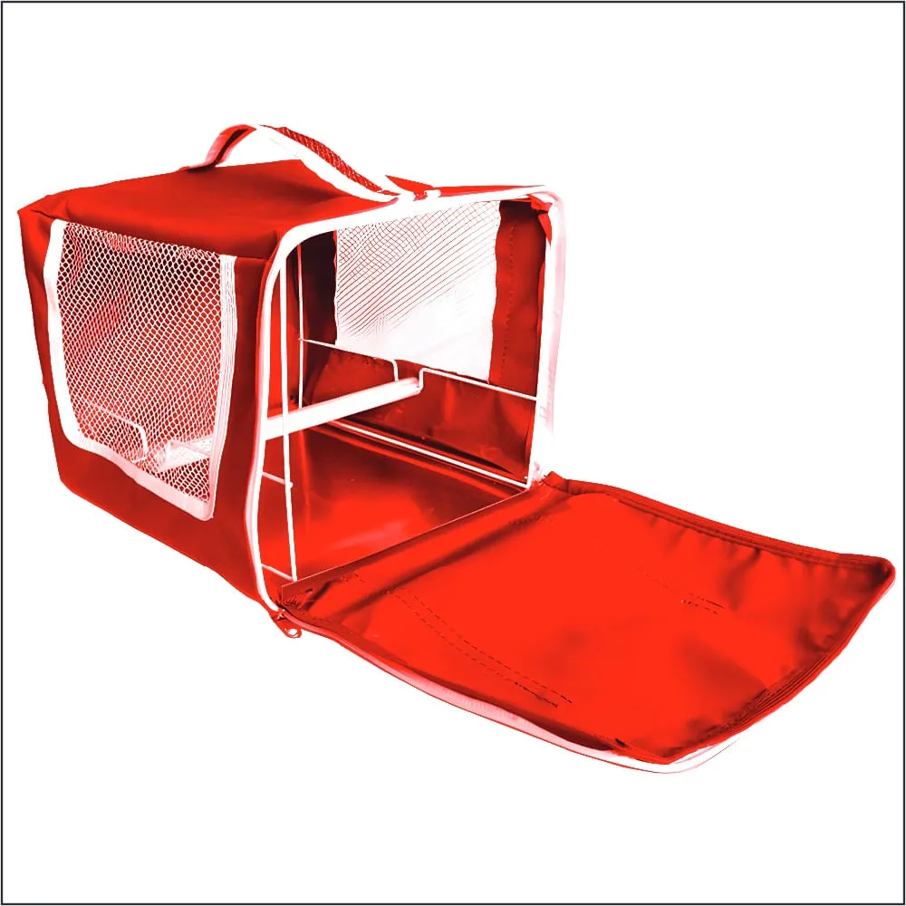 Caixa de Transporte para Calopsita Animalíssimo Vermelho — foto 2