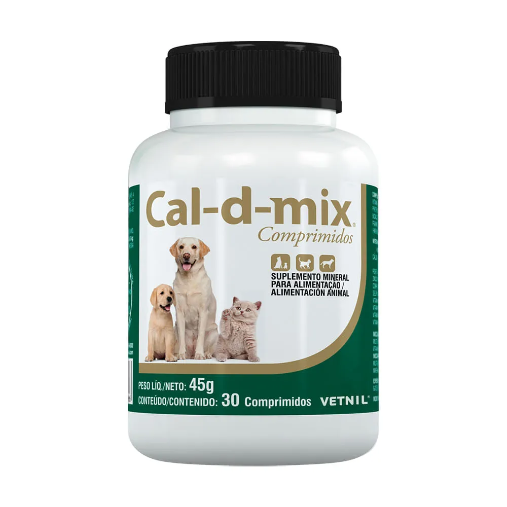 Cal D Mix para Cães, Gatos e Mustelídeos