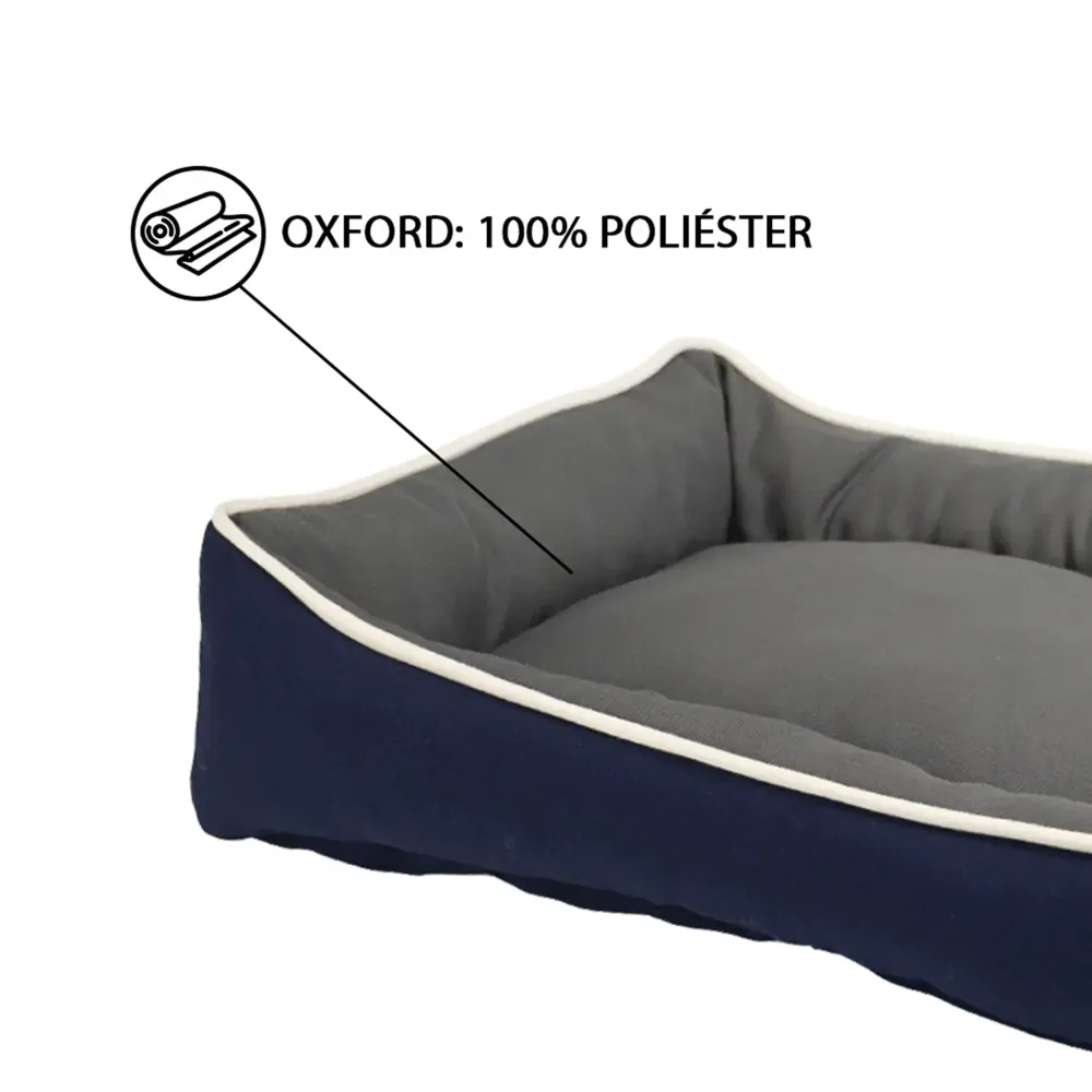 Cama Bicolor Fábrica Pet Azul e Cinza — foto 4