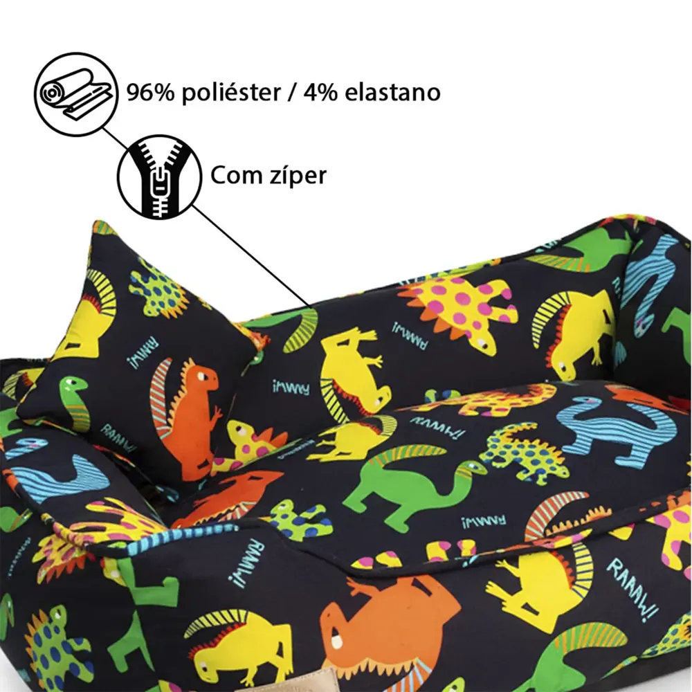 Cama Dino para Cães e Gatos Fábrica Pet — foto 4