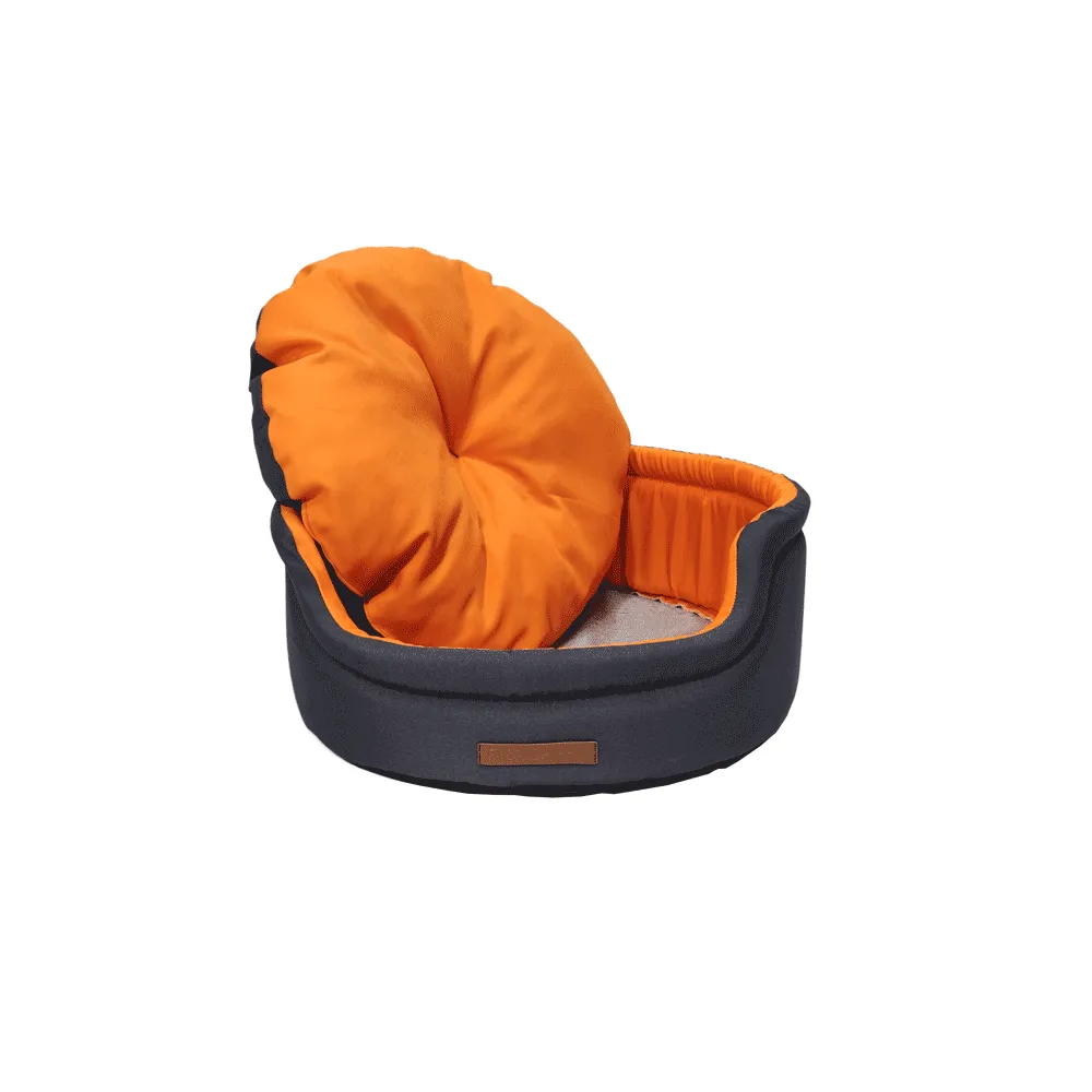 Cama Dog Cat Fábrica Pet Cinza — foto 3