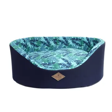 Cama Europa Folhagem Bichinho Chic Azul