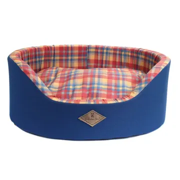 Cama Europa Xadrez Bichinho Chic Azul