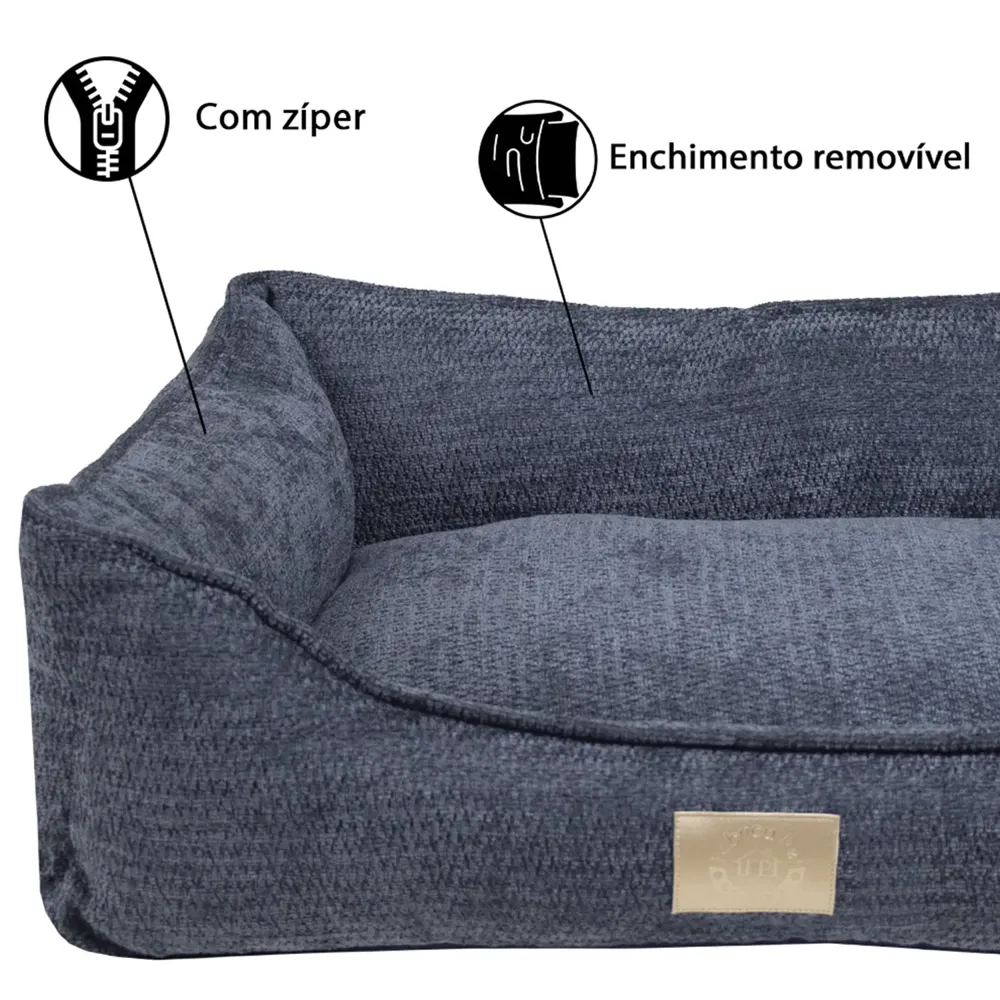 Cama Grécia para Cães Fábrica Pet Azul — foto 4