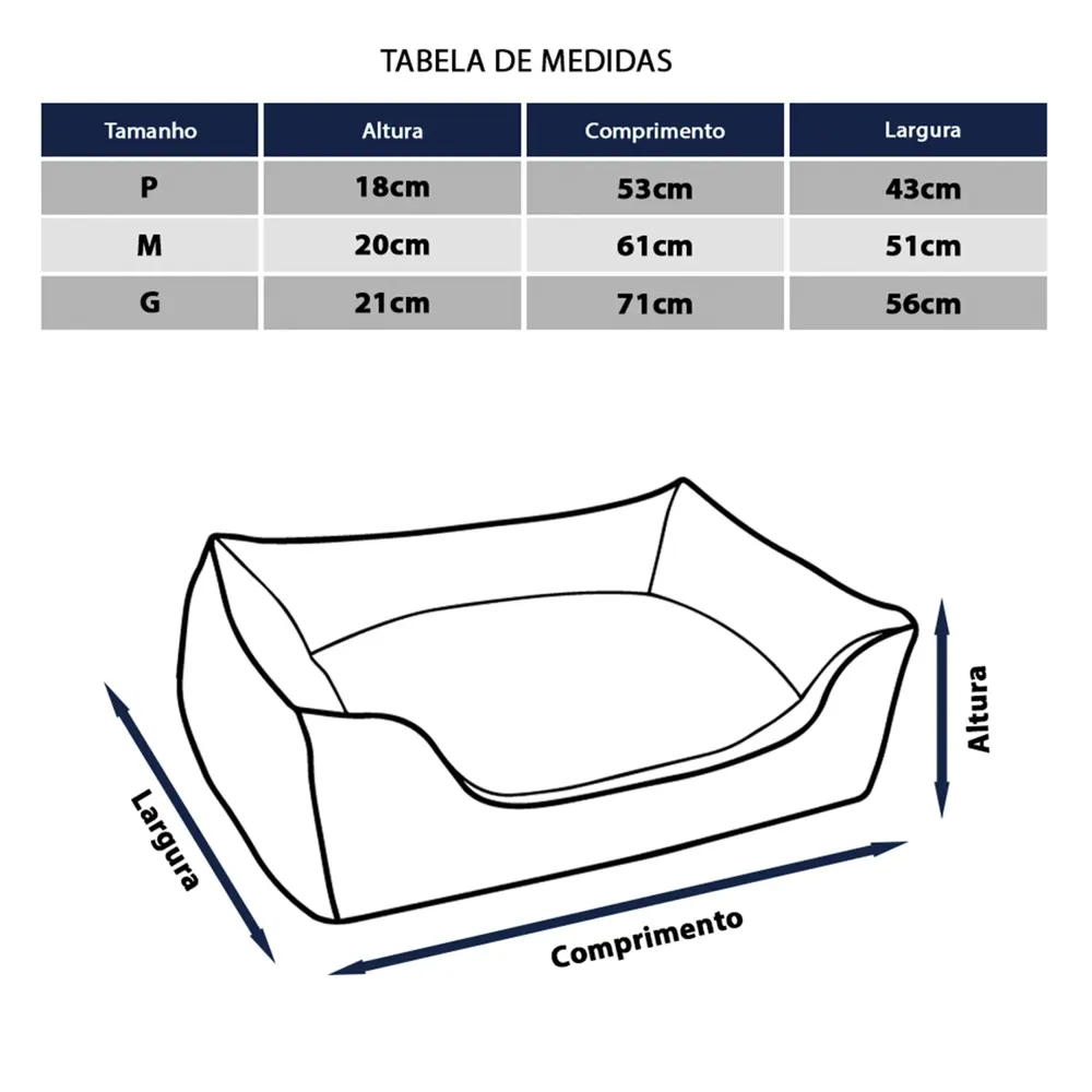 Cama Grécia para Cães Fábrica Pet Azul — foto 6