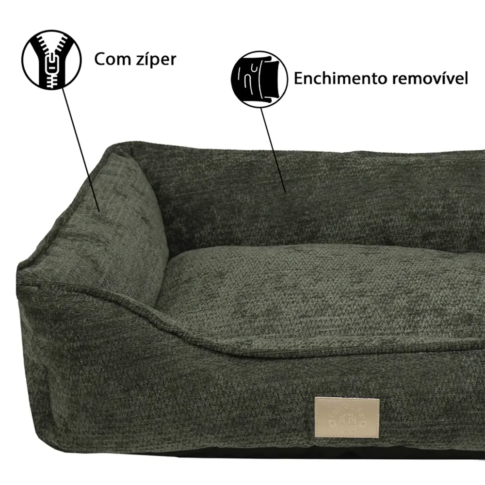 Cama Grécia para Cães Fábrica Pet Verde — foto 5