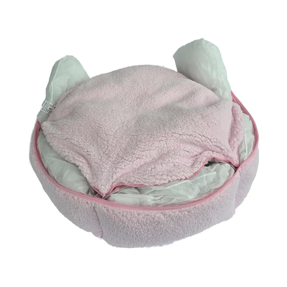 Cama Hexa Xadrez Bichinho Chic Rosa — foto 3