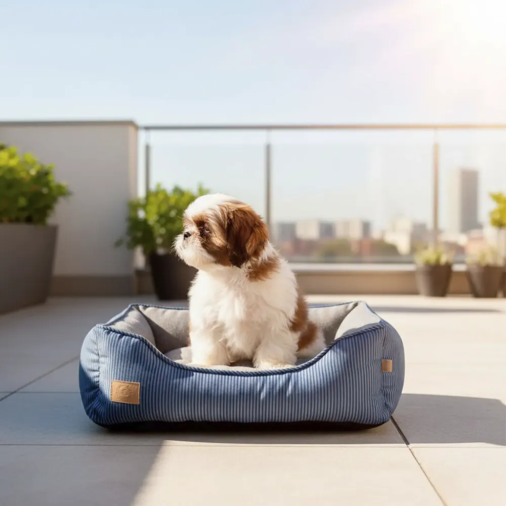 Cama Home para Cães e Gatos Fábrica Pet Azul — foto 3