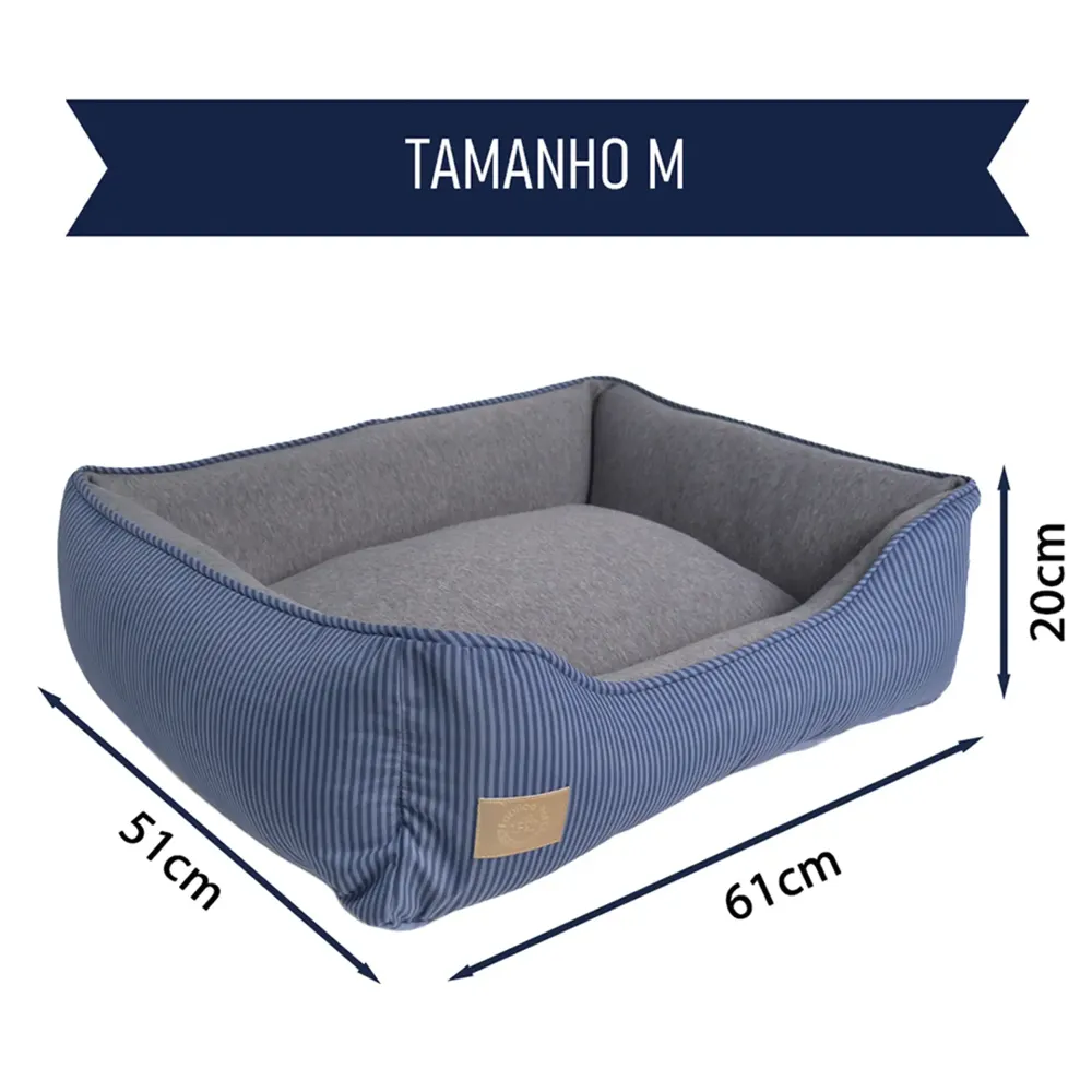 Cama Home para Cães e Gatos Fábrica Pet Azul — foto 5