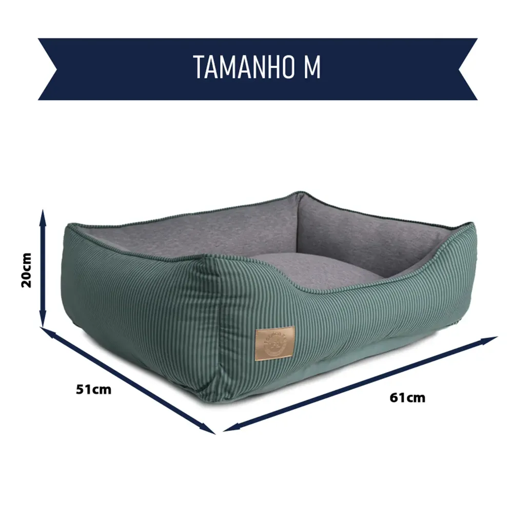 Cama Home para Cães e Gatos Fábrica Pet Verde — foto 5