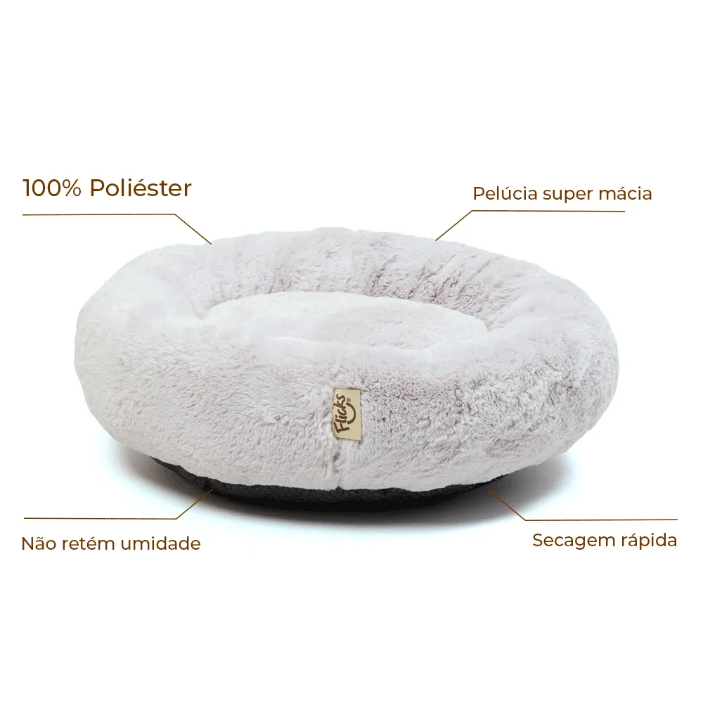 Cama New Canadá Flicks Cinza para Cães e Gatos — foto 2