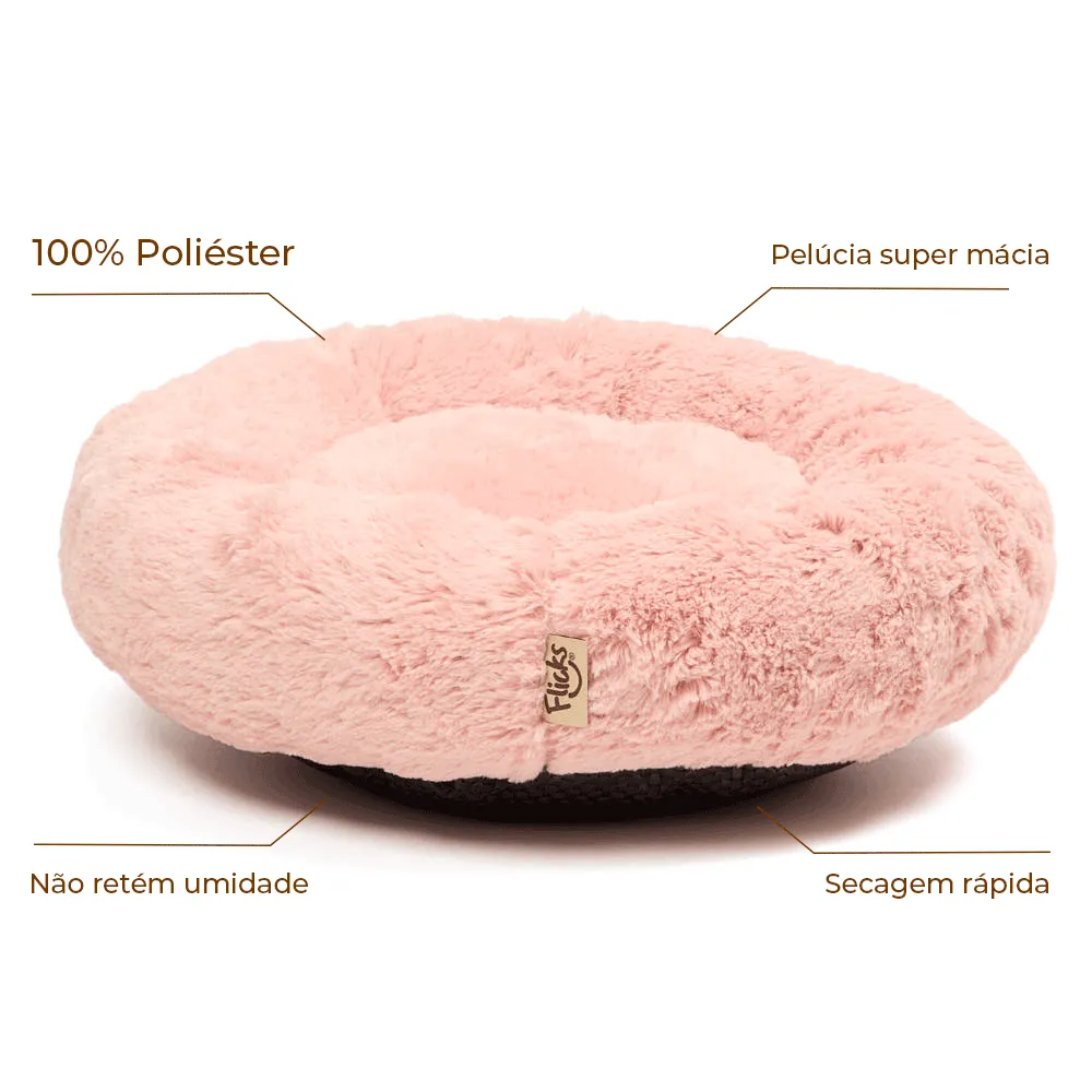 Cama New Canadá Flicks Rosa para Cães e Gatos — foto 2