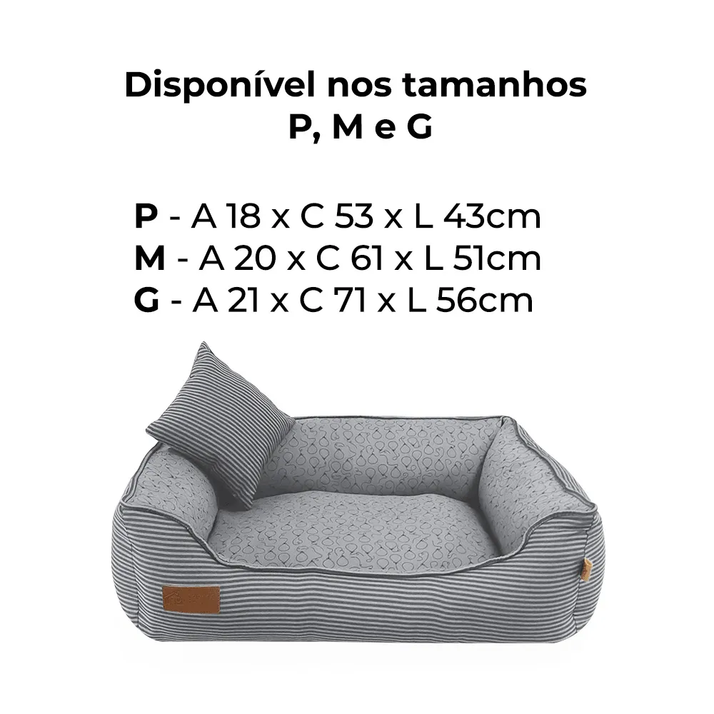 Cama Party Fábrica Pet Cinza — foto 3
