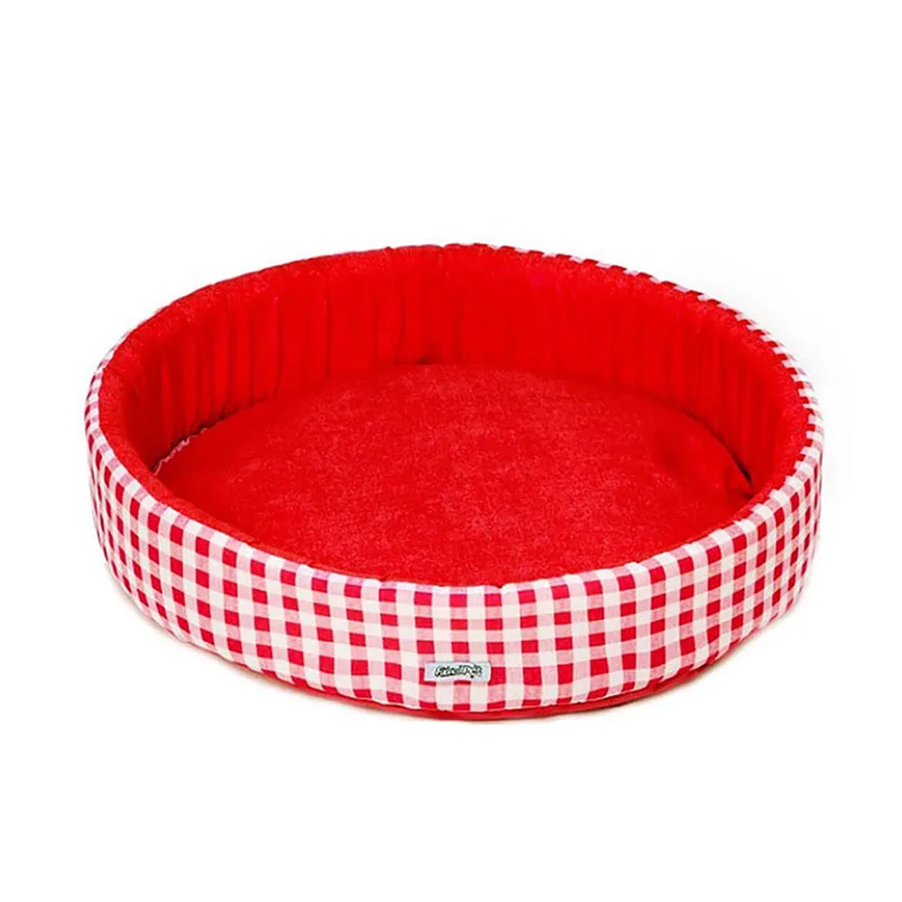 Cama Redonda Fábrica Pet Vermelha — foto 5